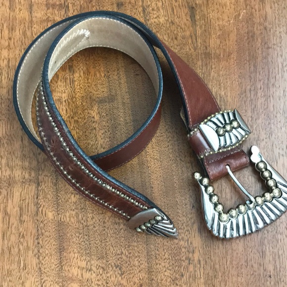 Streets Ahead Vintage Western Style Belt - Picture 2 of 11